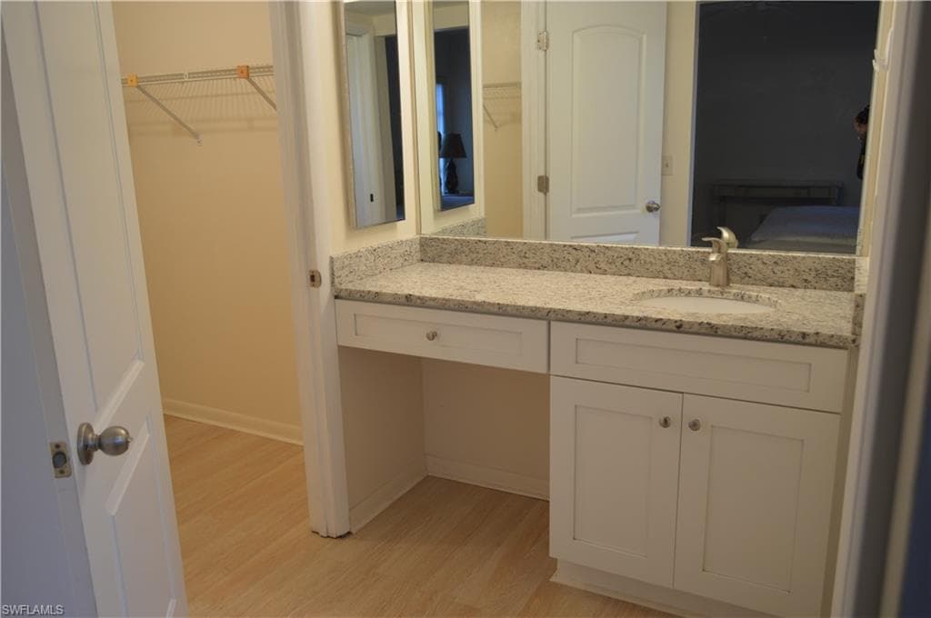 Master Walk-in Closet and Vanity
