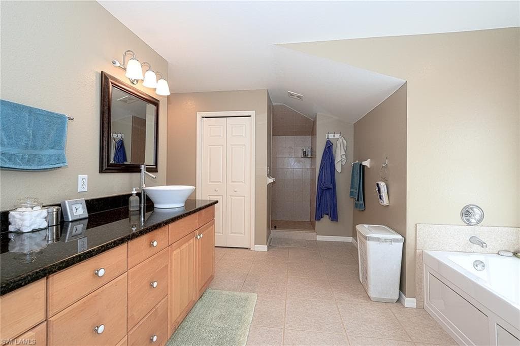 Top floor master bathroom