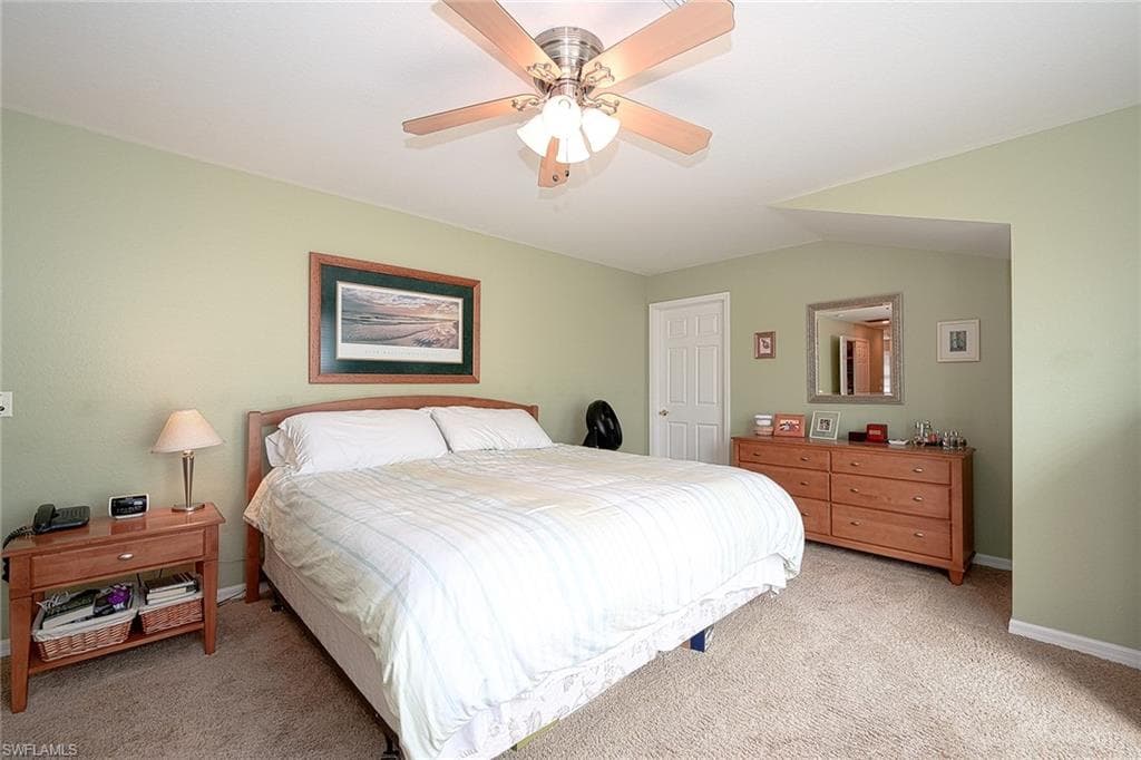 Top floor master bedroom