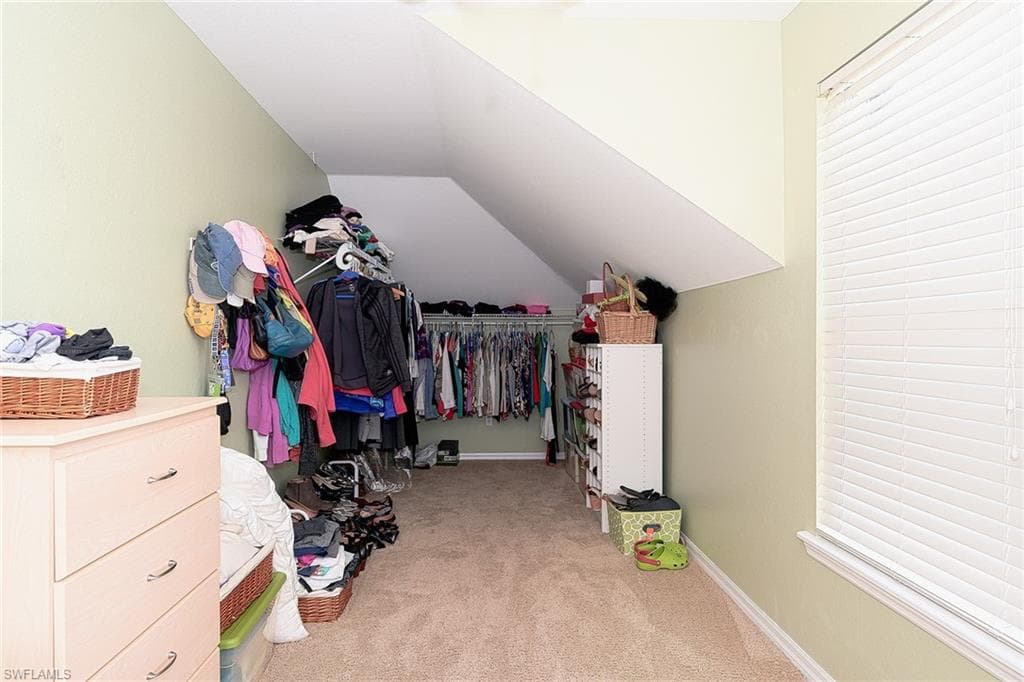 top floor master walk in closet