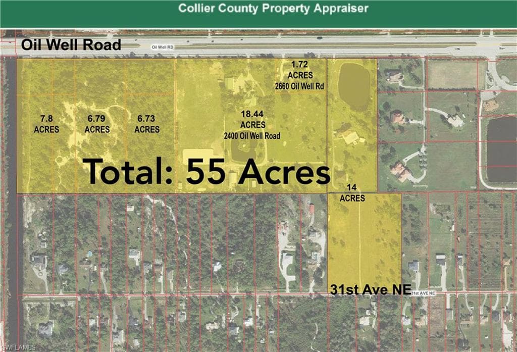18.44 acre parcel available within 55-acres available! Great for a development project - so many possibilities to build on this 55 acre property! The land is currently zoned residential.