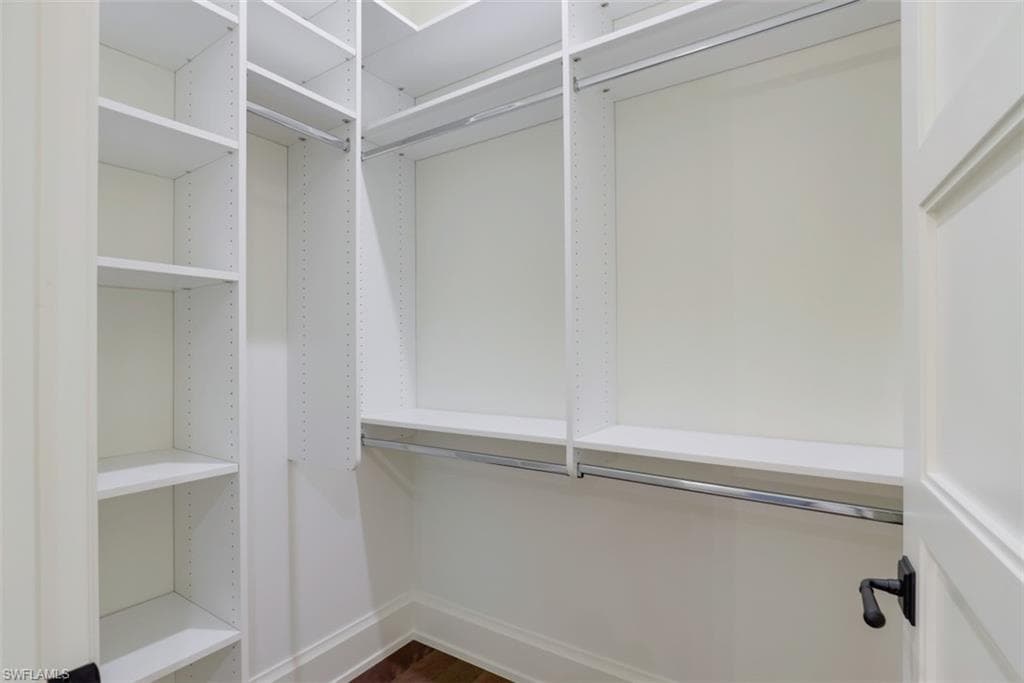 Walk-in guest closet 1