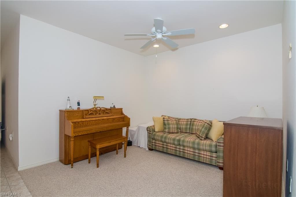 Den with furniture