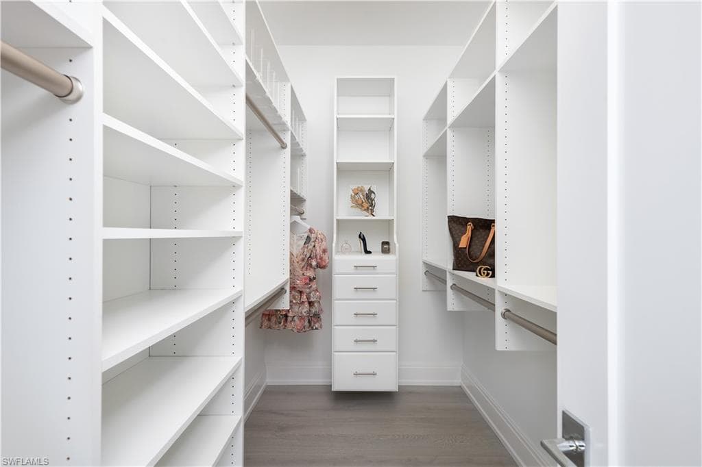 Upstairs Owners Suite closet