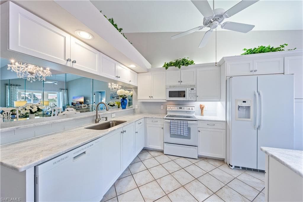 Handcrafted custom cabinetry in the kitchen