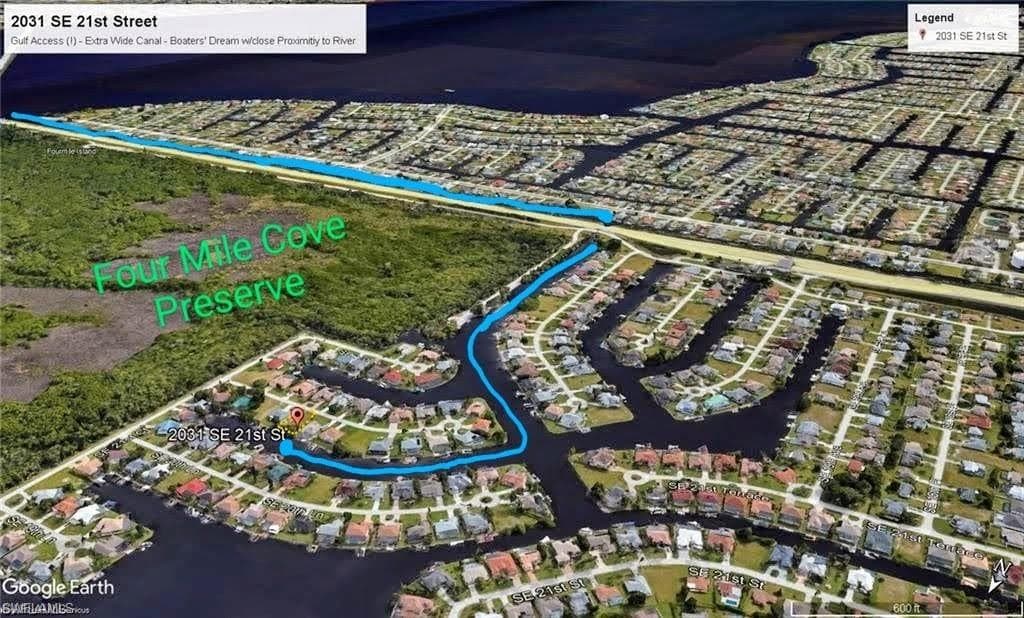 Gulf Access w/extra Wide Canal and Brand New Seawall