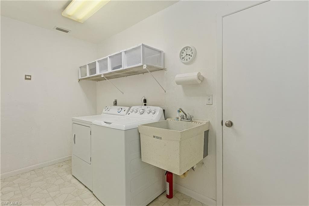 Convenient Laundry Room