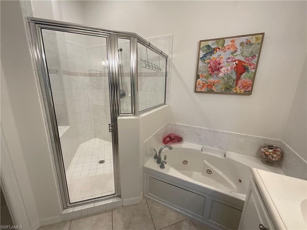 Master Tub and Shower