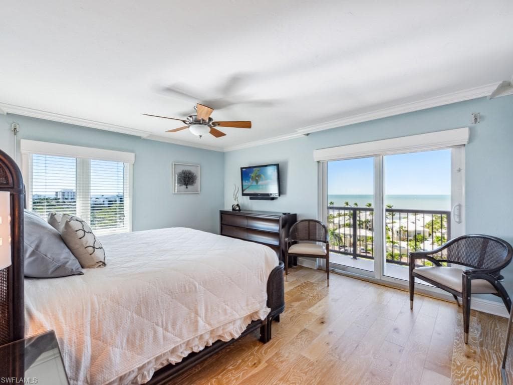 Master Bed with Gulf view