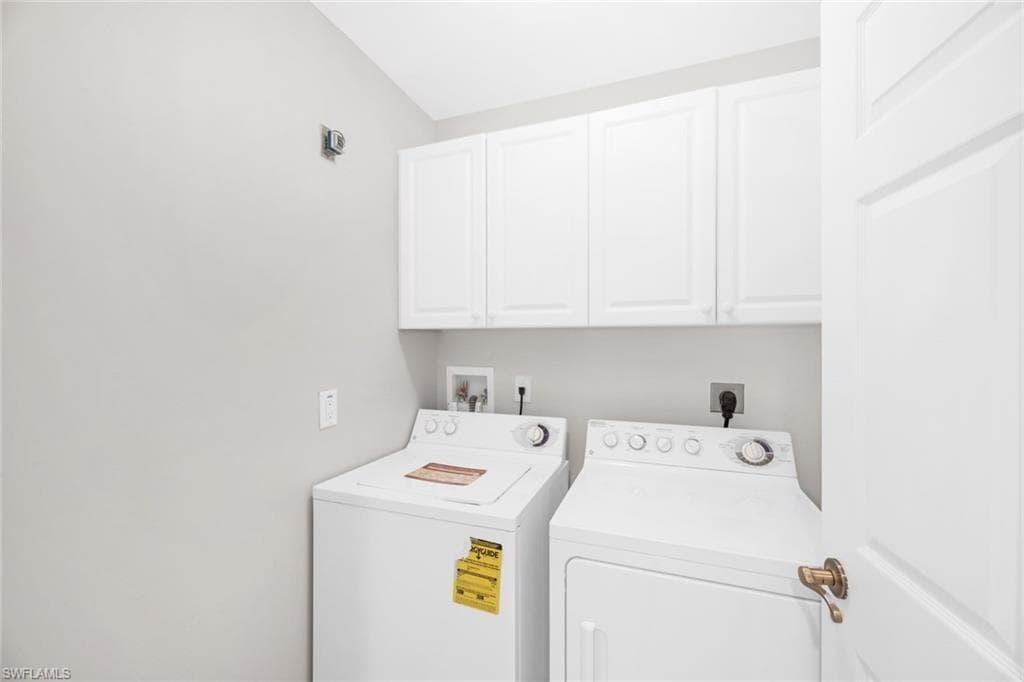 Separate laundry room