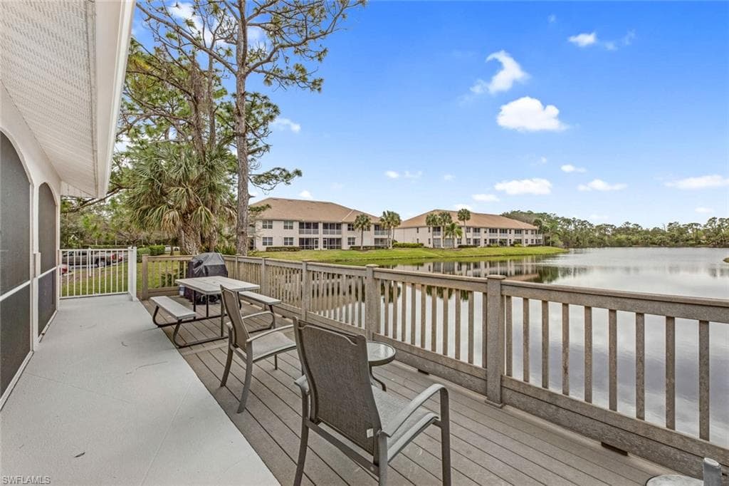 Community sun deck - long lake views for sunset!