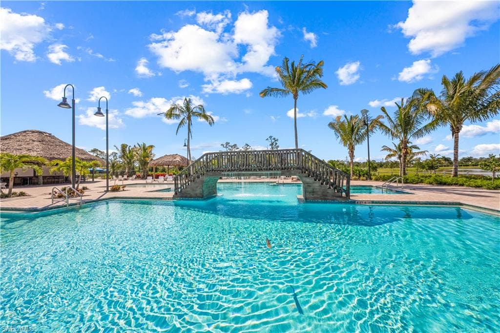 View of resort style pool