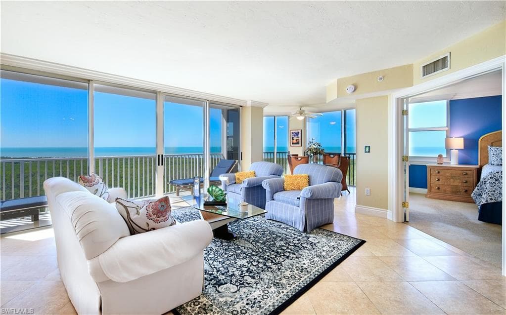 Sweeping Gulf Views from all living areas