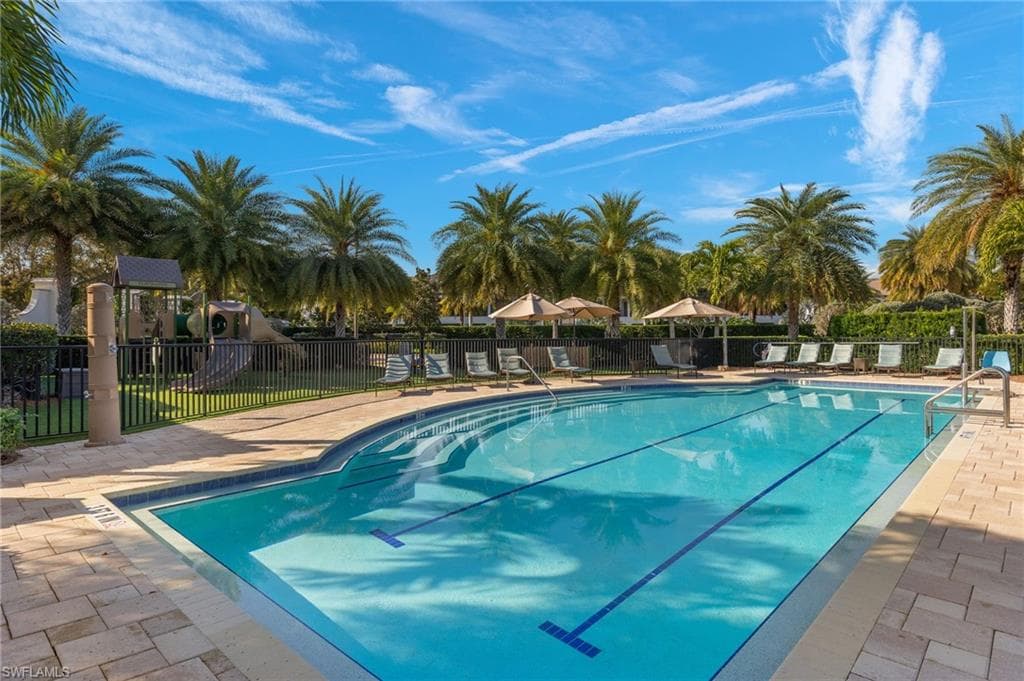 Lap pool at sports complex