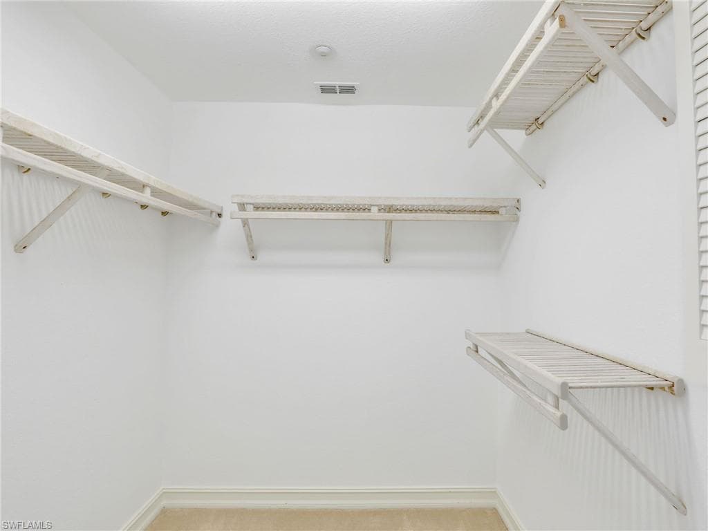 View of spacious closet