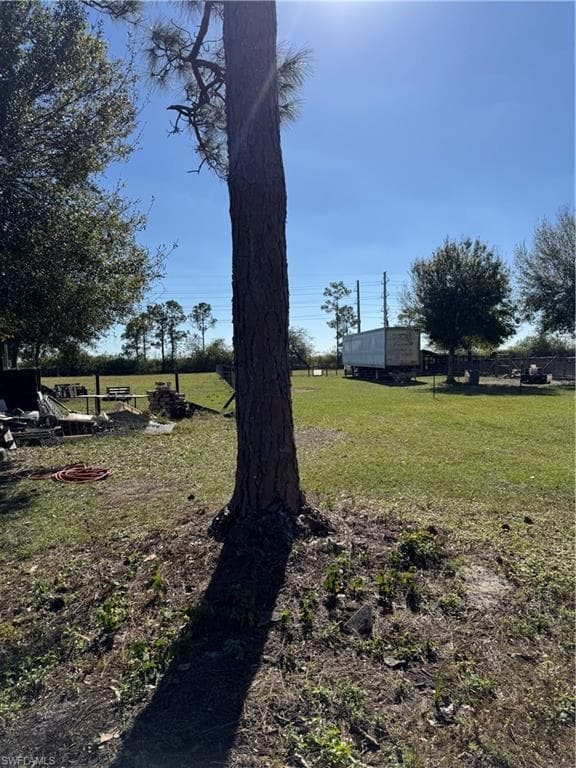 View of yard
