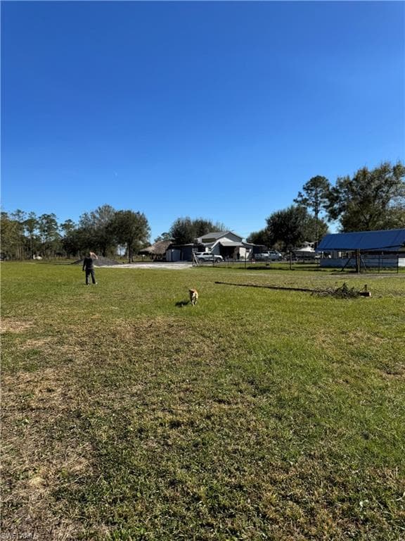 View of yard