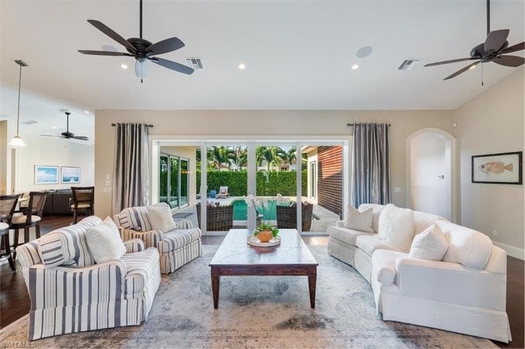 Open and inviting floor plan