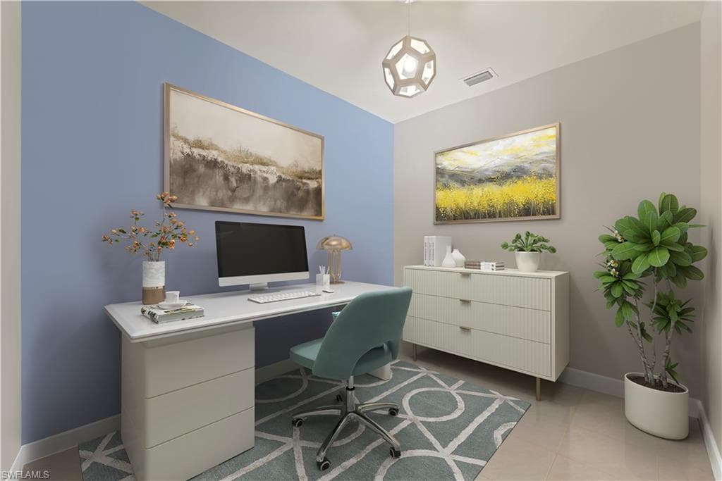 *Virtually Staged* Office