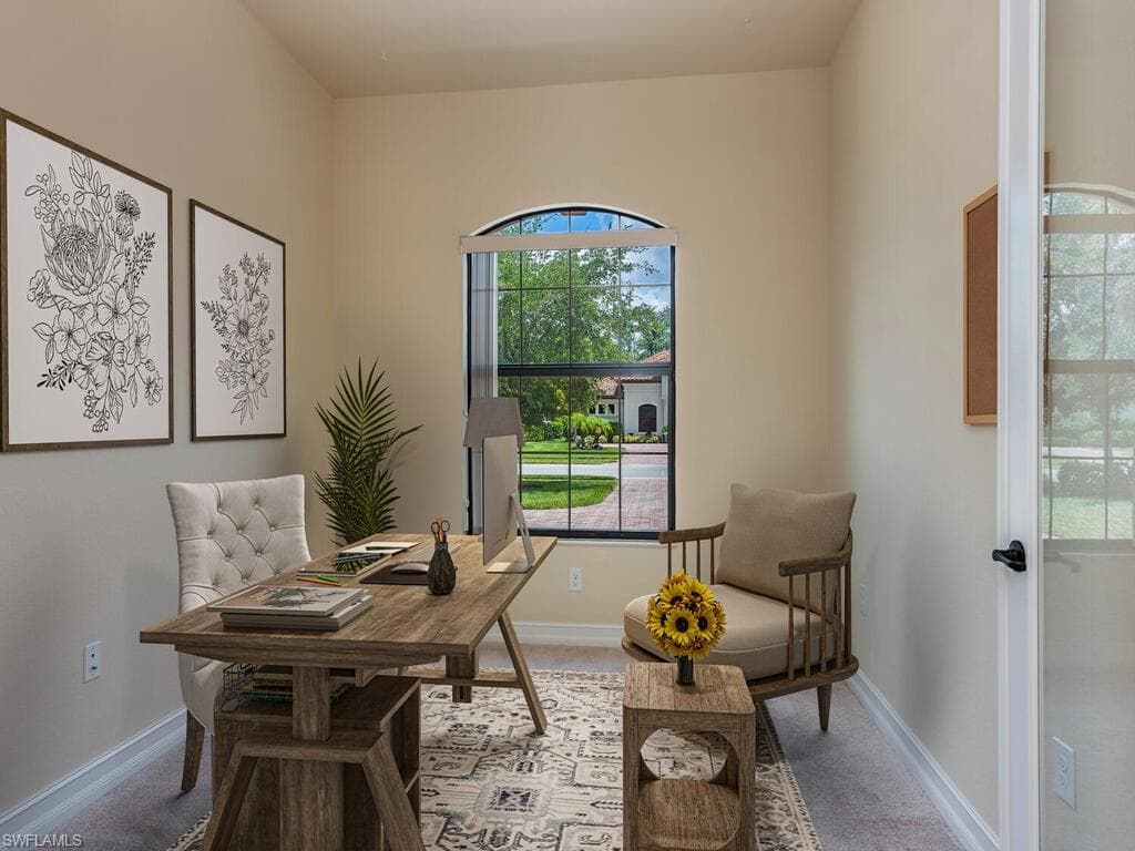 Virtually Staged Office