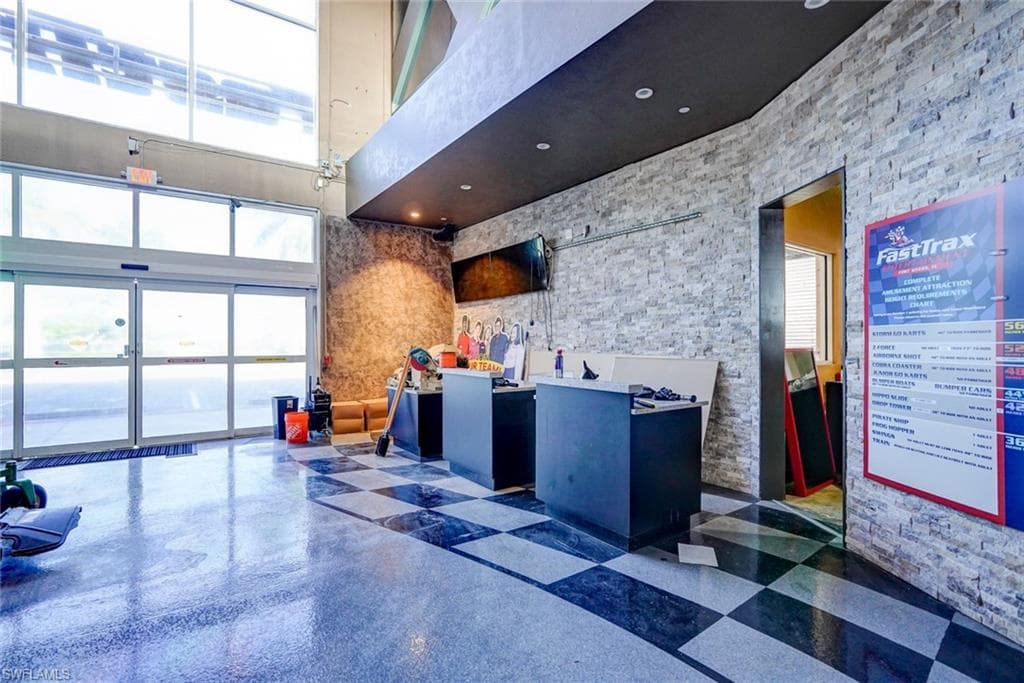 View of reception area