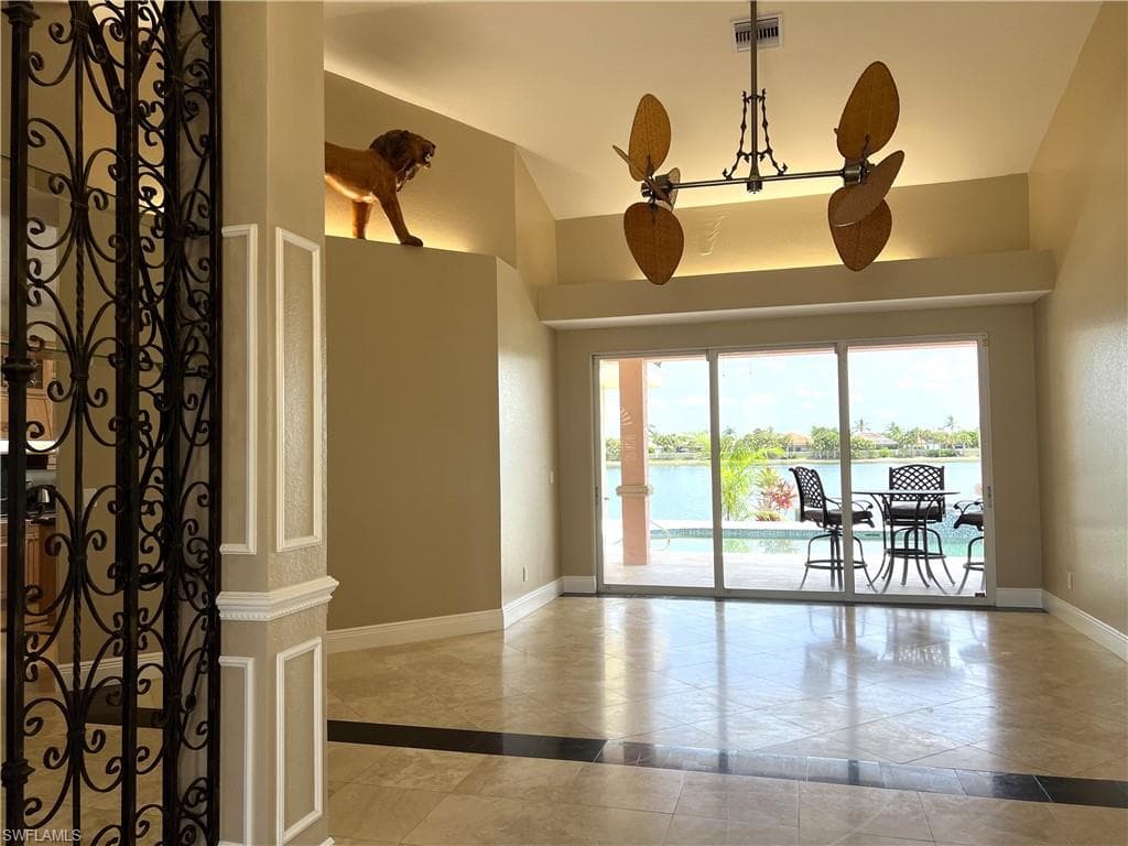 Looking from Foyer to Formal Living Room