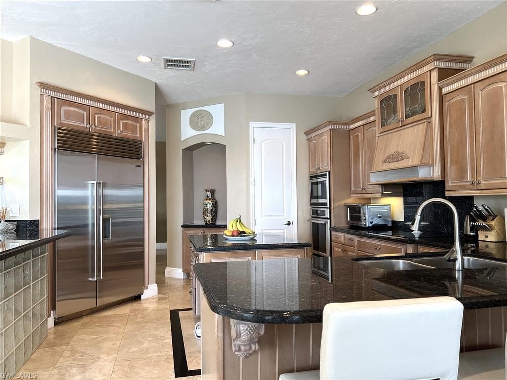 Kitchen Island with sit-down desk