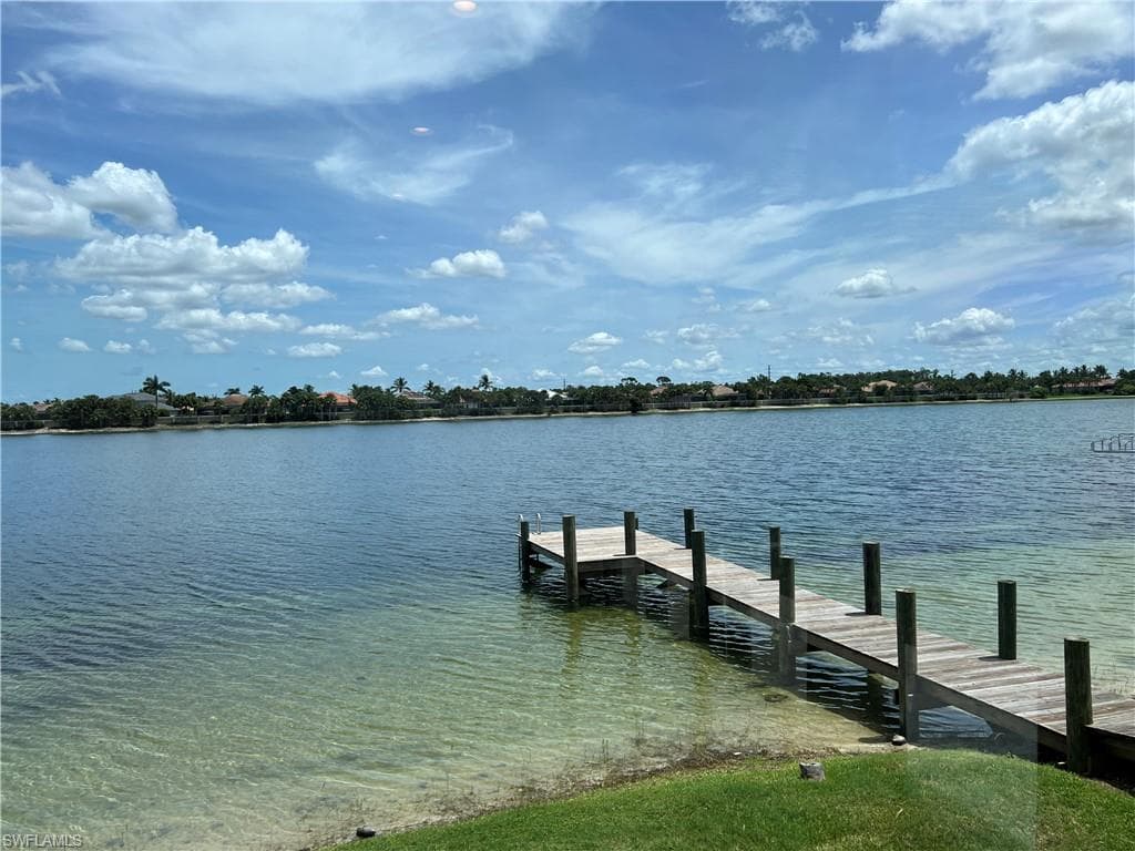 Dock water view from Family Room