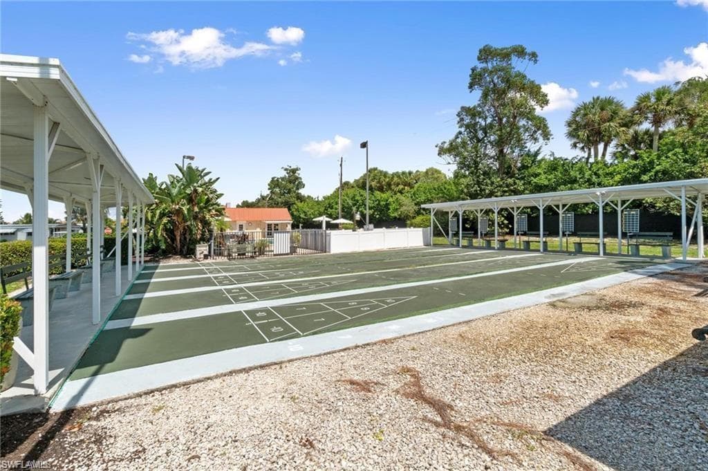 Shuffleboard Court