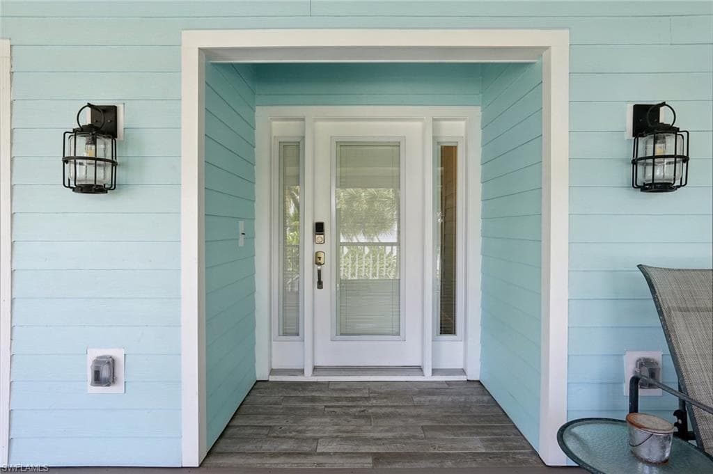 View of entrance to property