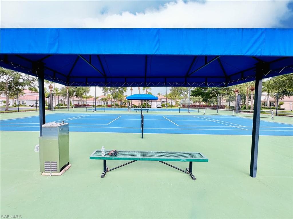 View of tennis / pickleball courts