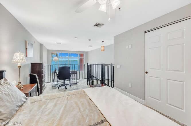 Bedroom with a closet