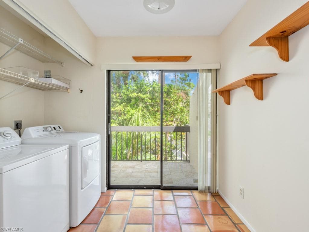 Laundry area with washer and dryer