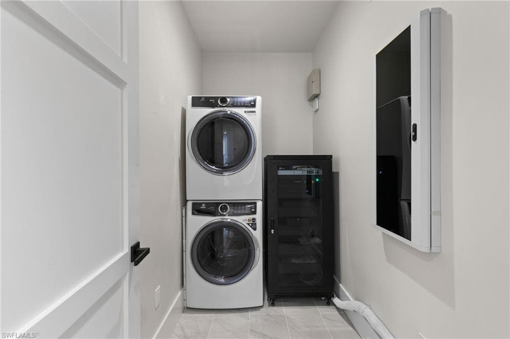 Upstairs Laundry and Electronics