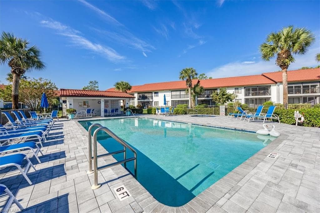 Soak up the Naples at the pool