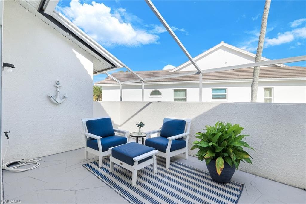 View of patio