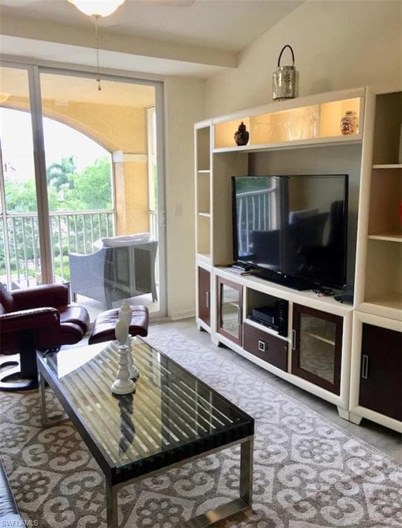 View of living room