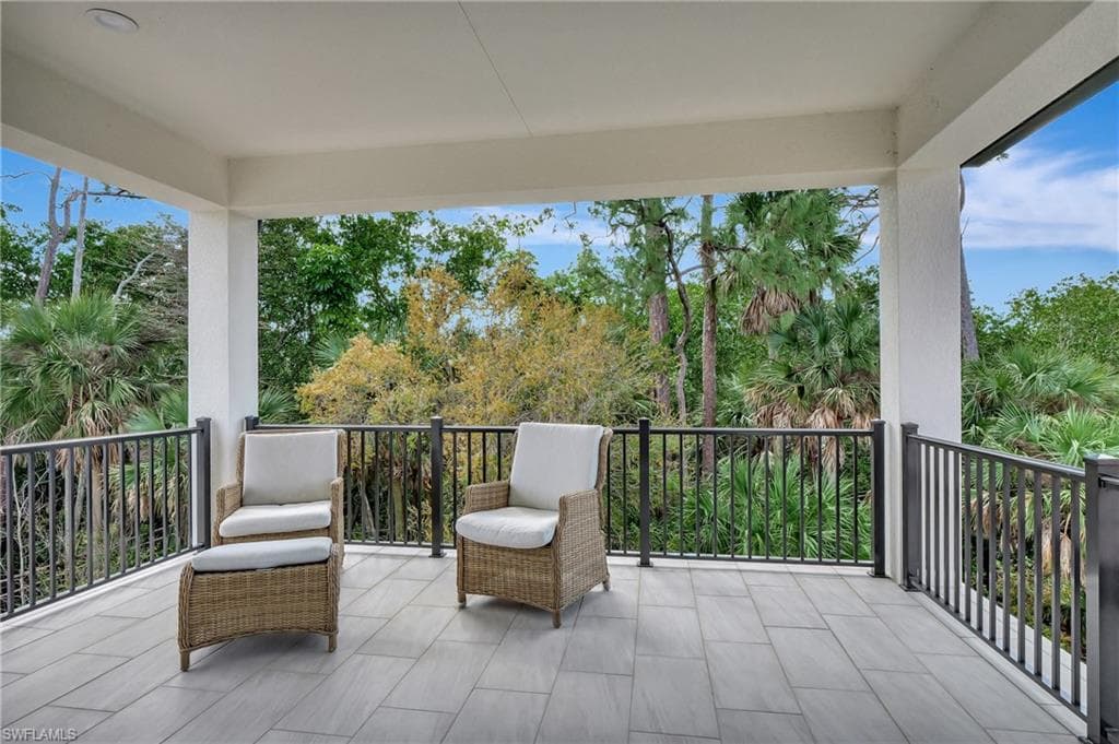 Second floor balcony