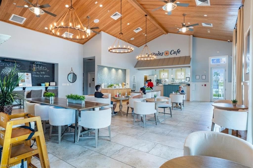Grab a bite at the Latitudes Cafe
