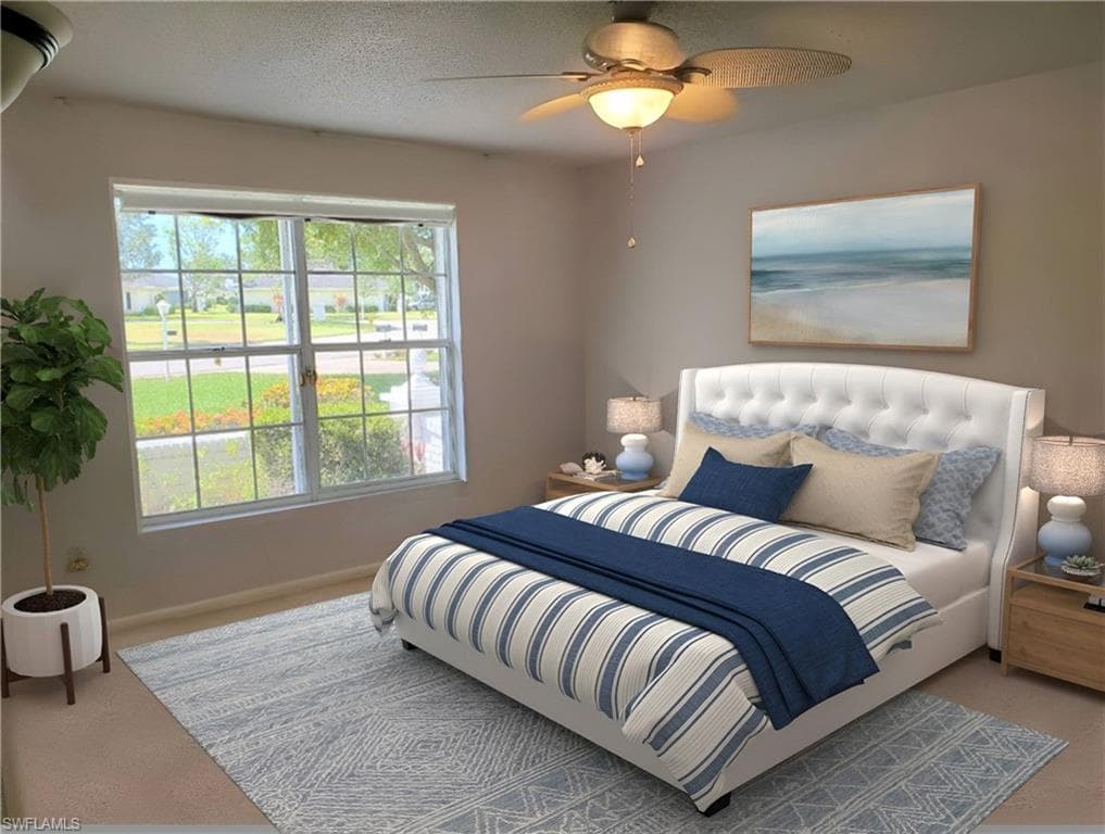 Primary Bedroom (staged)