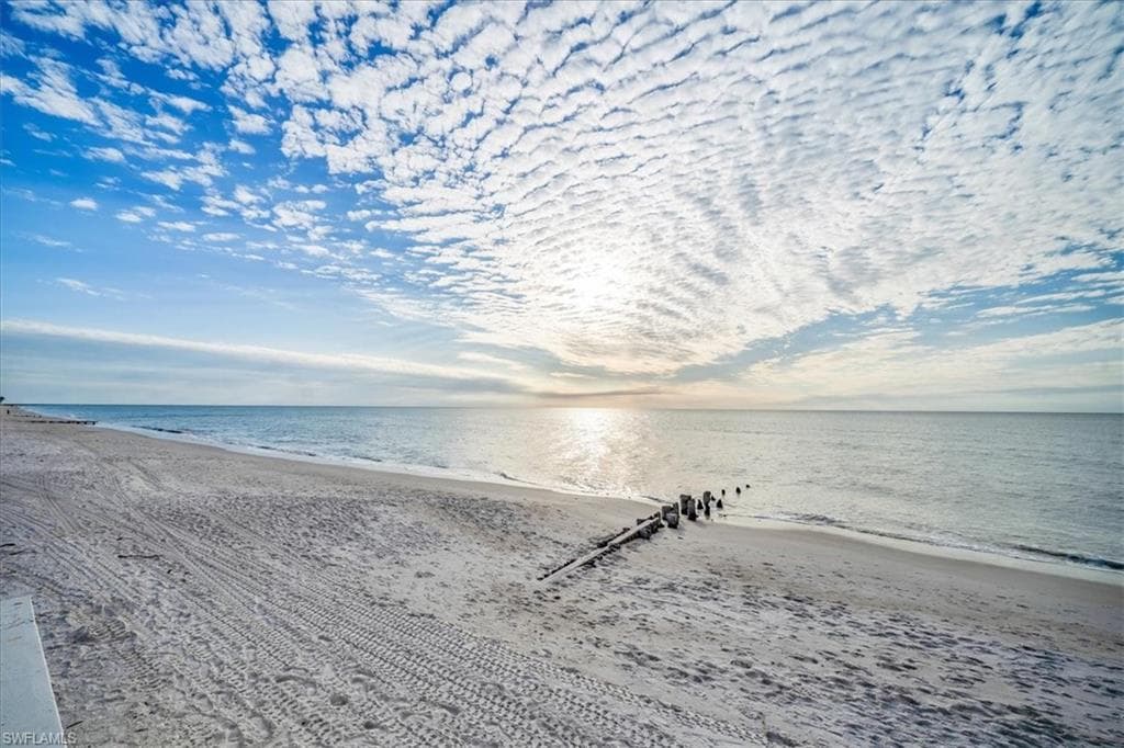 SW View of beach from ground level.