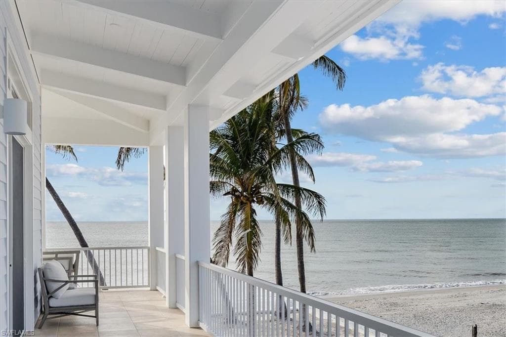 NW view from main wrap around balcony of Gulf and Beach.