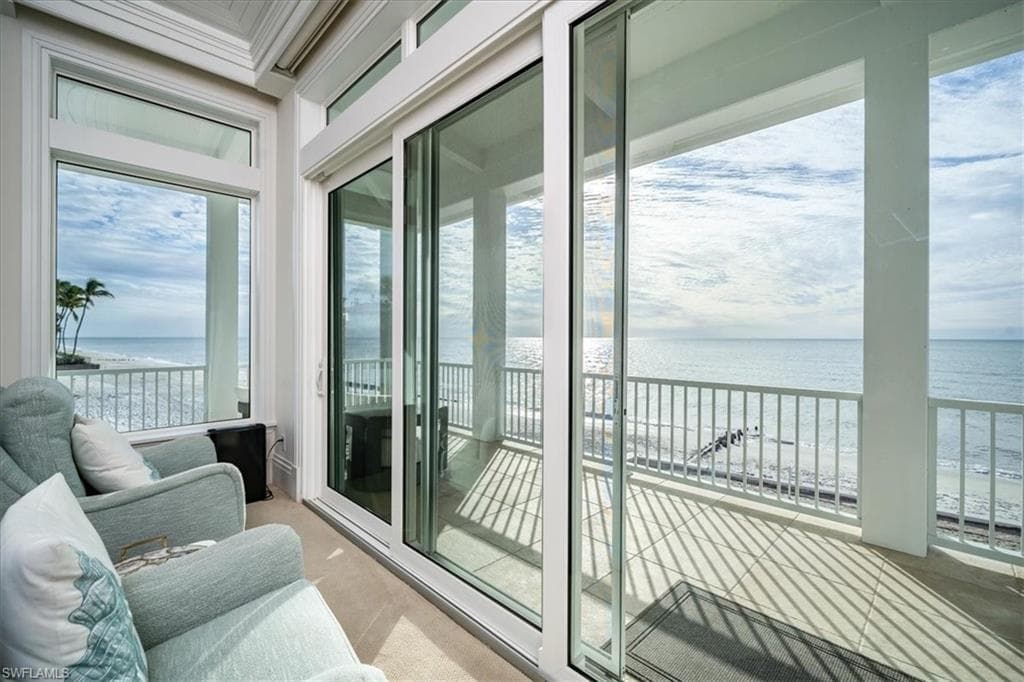 Master Suite water view.