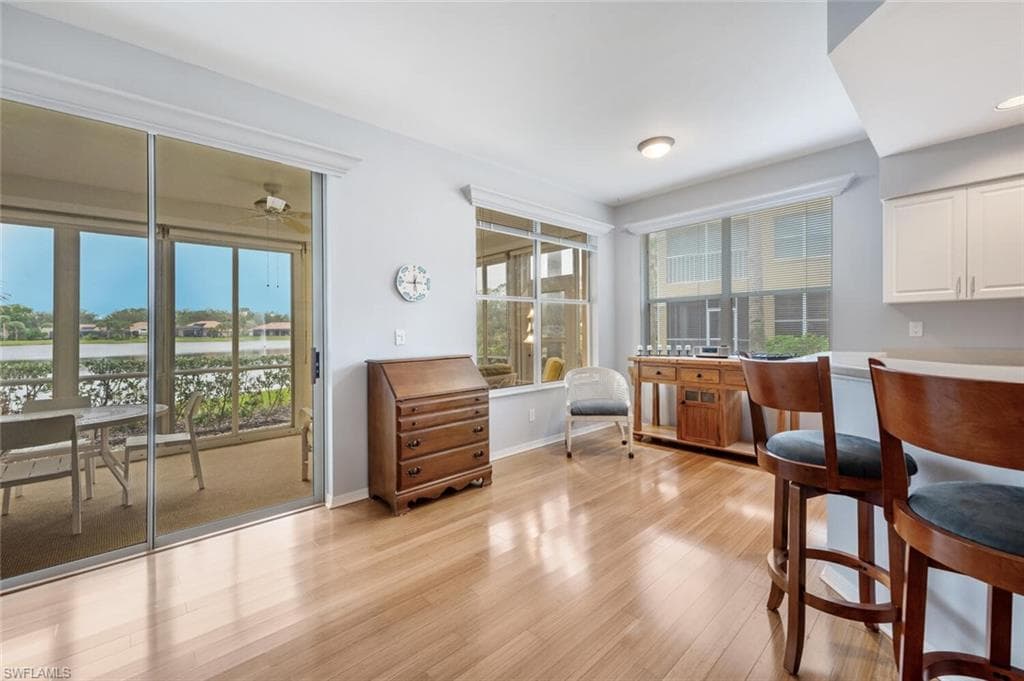 Dining room featuring light hardwood / wood-style floors