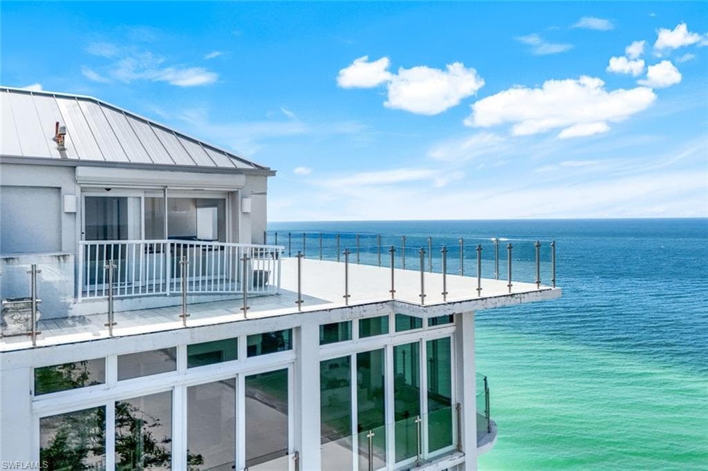View to private Rooftop Deck