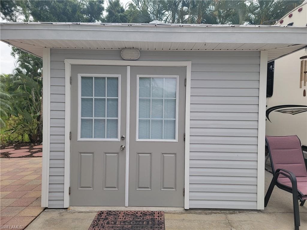 View of entrance to property