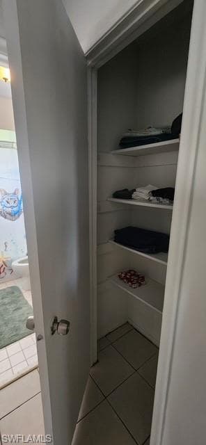 View of closet
