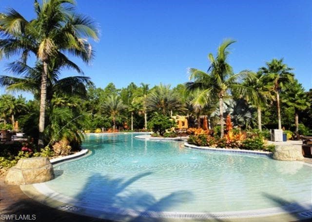 View of pool