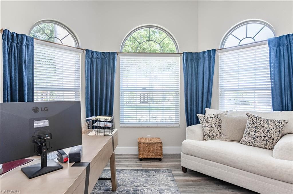 Bedroom with plenty of natural light
