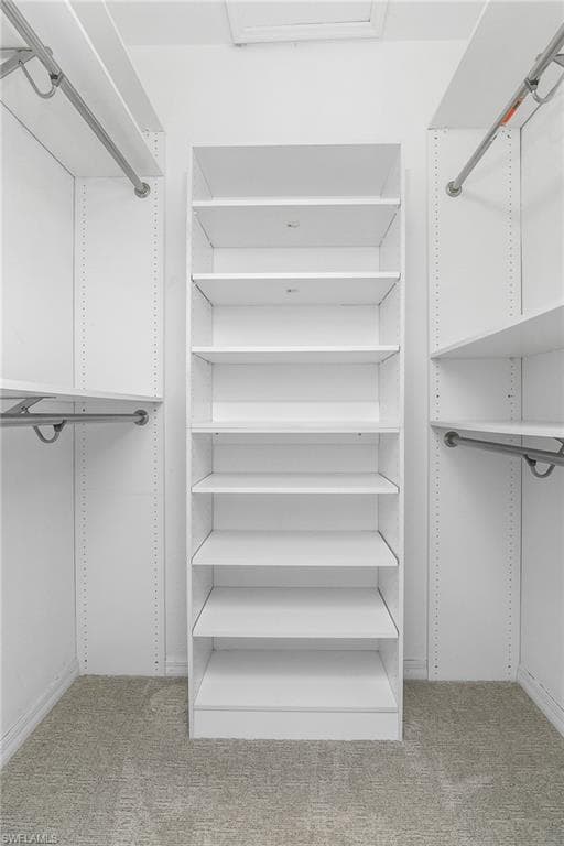 Custom closet in the Primary Bedroom